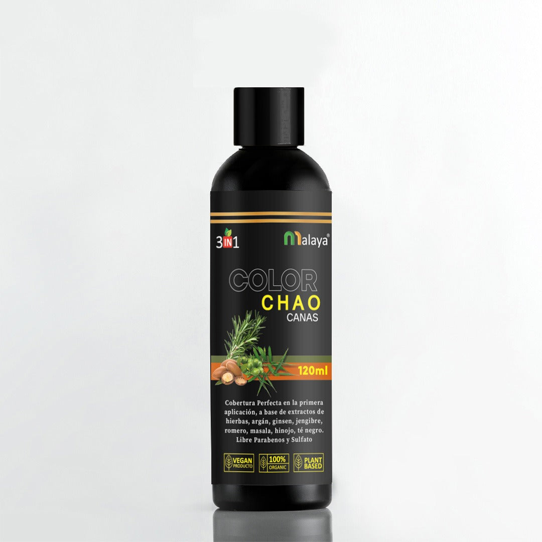 SHAMPOO CHAO CANAS + TRATAMIENTO DE REGALO